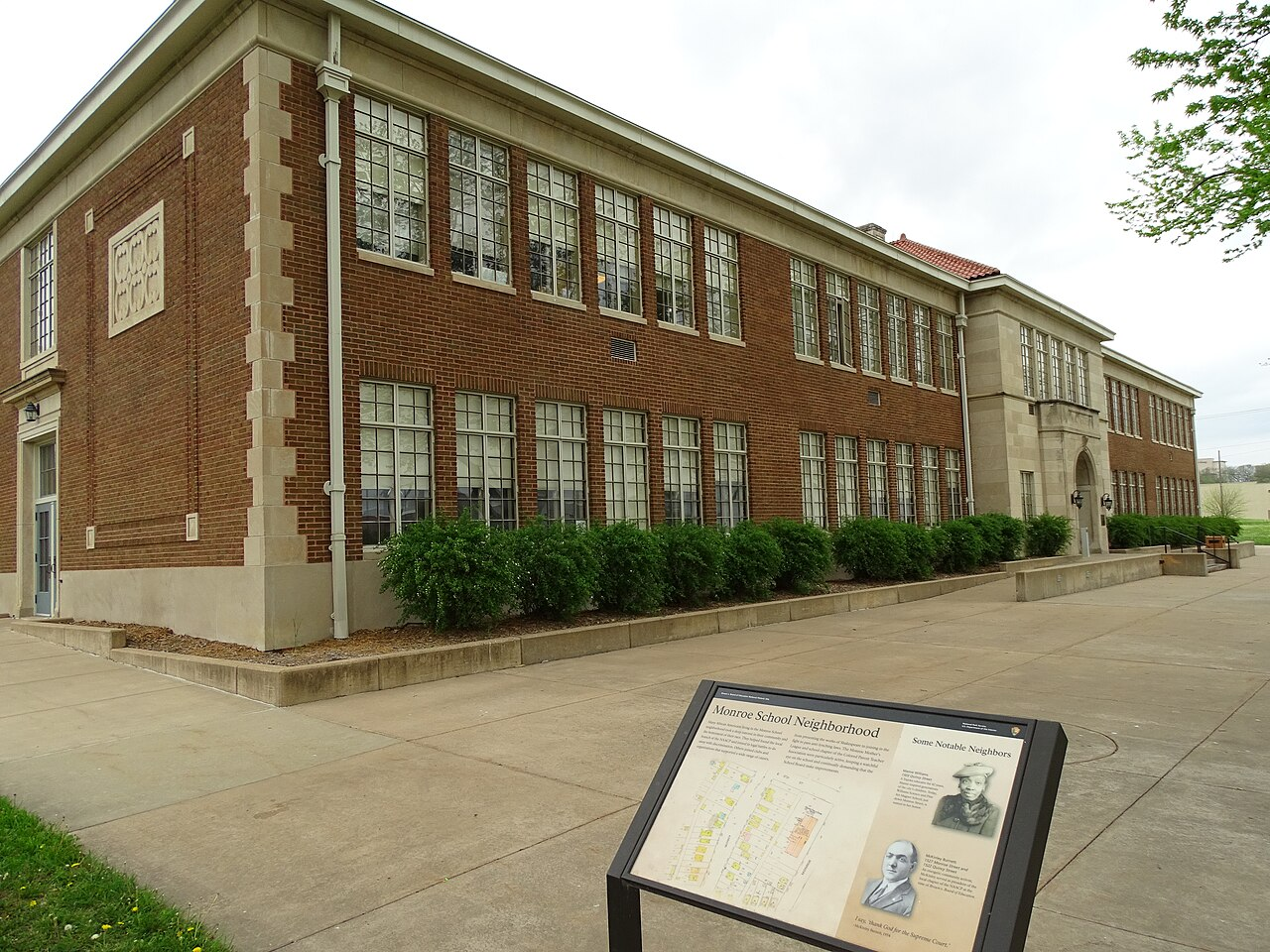 Former Monroe Elementary School - Brown v._Board of Education Histori Site - Topeka - Kansas - USA